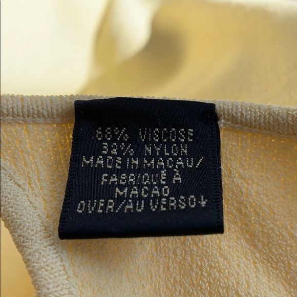 Yellow sweater. Listed as petite size 2-4 - Picture 7 of 7